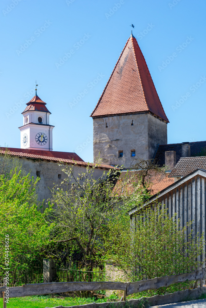 Historic medieval tower in Dollnstein
