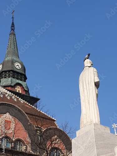 Denkmal Kaiser Jovan Nenad in Subotica - Vojvodina - Serbien photo