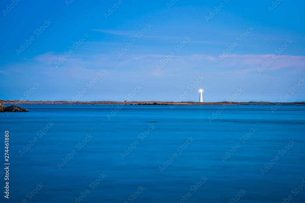 Sunset seascape at Lighthouse Island