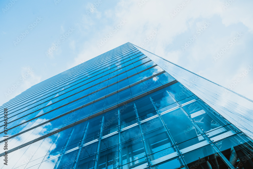 office buildings. modern glass silhouettes office buildings. modern glass silhouettes