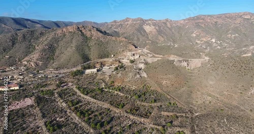 Rodalquilar Gold Mine in the Cabo de Gata Natural Park, Almeria, Spain photo