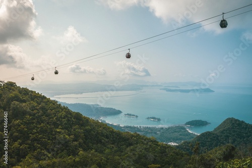 Landscape with cablecar