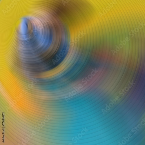 Quadro su tela hallucinogenic psychedelic multicolored hypnotic background