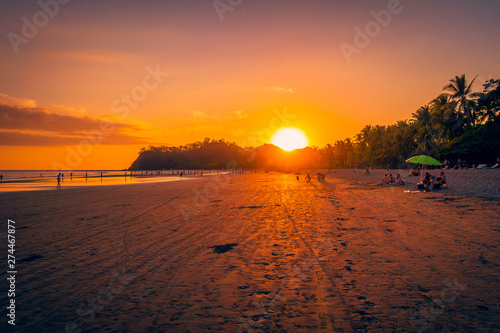 Samara Beach Sunset Costa Rica