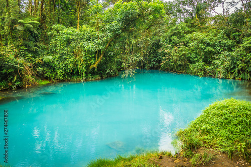 Cuadro en lienzo Rio Celeste River Costa Rica