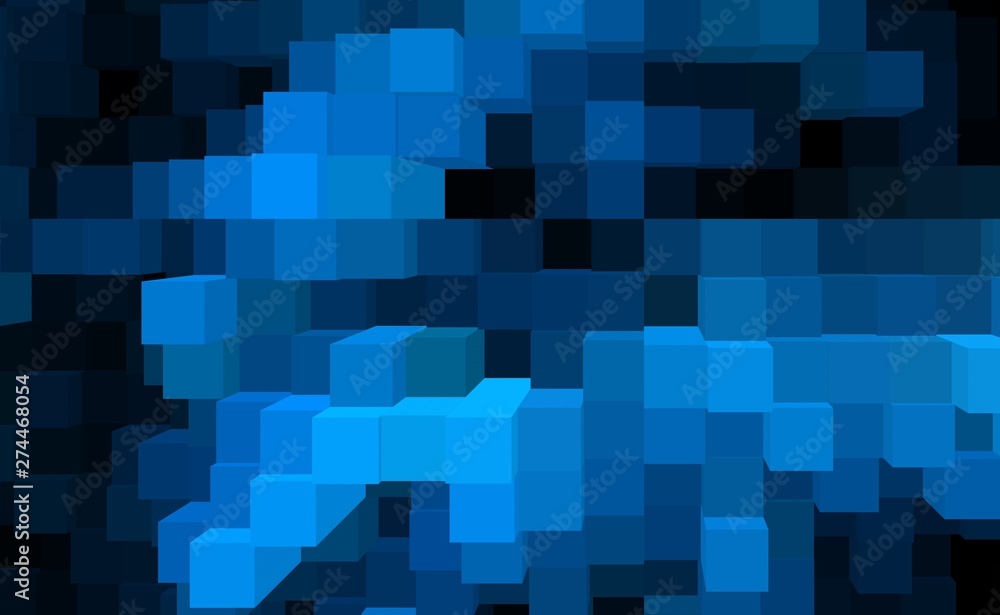 Abstract cube 3d extrude background, colorful art. Abstract cube 3d extrude background, colorful art.
