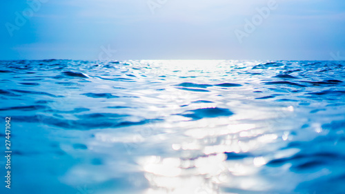 Sea Water Reflection At Sunrise