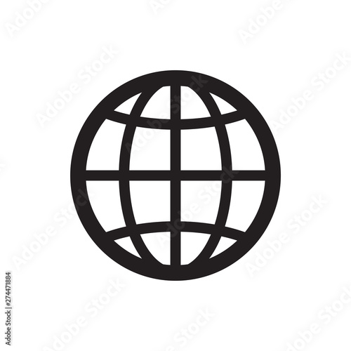 globe vector icon