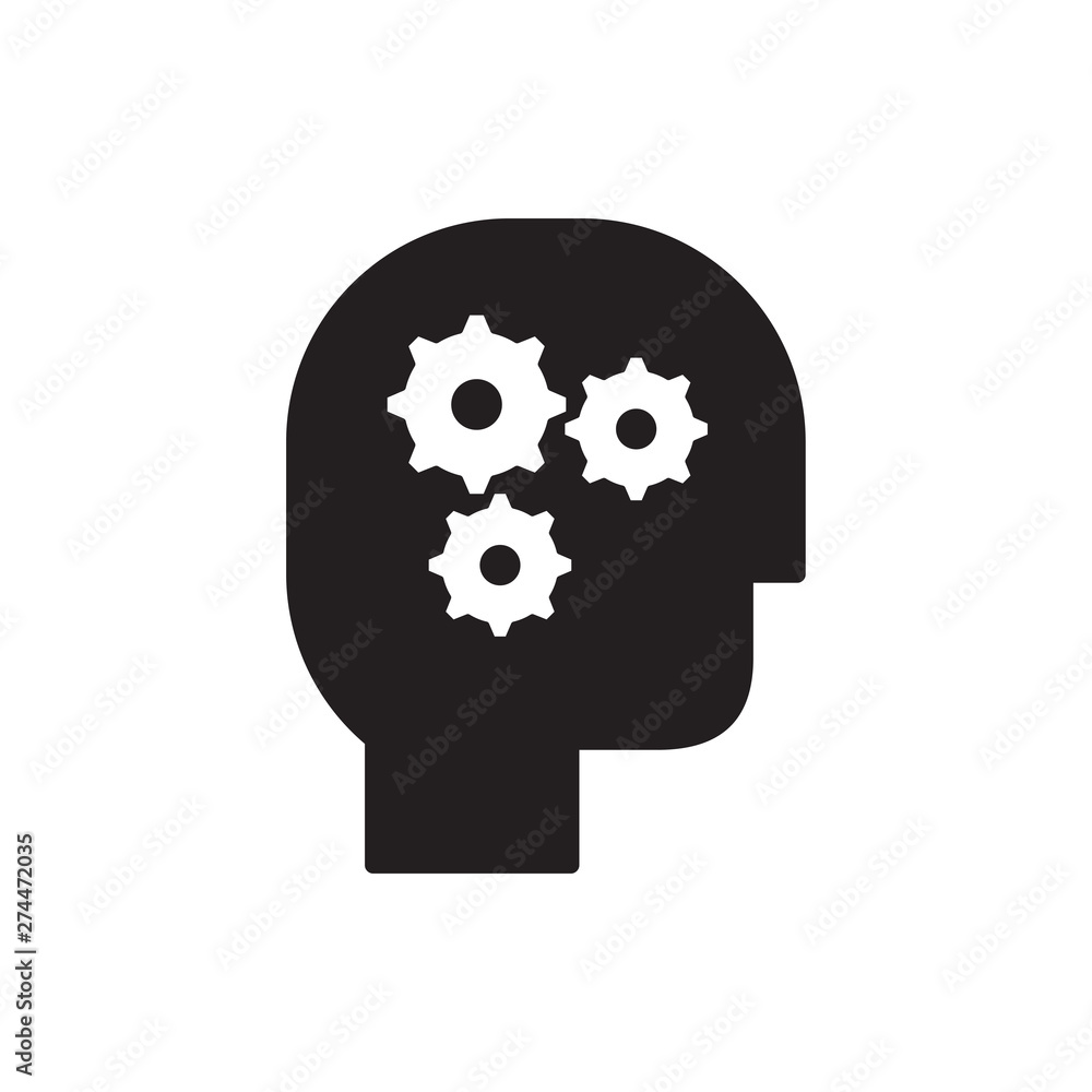 gear head vector icon gear head vector icon