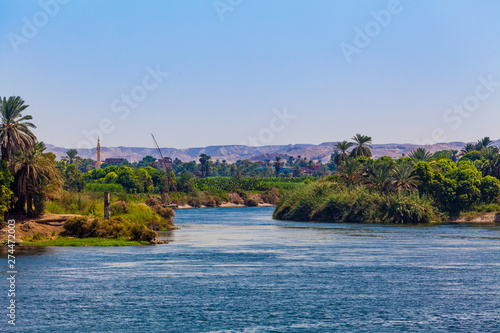 Life on the River Nile in Egypt © EwaStudio