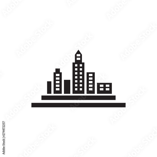 downtown vector icon