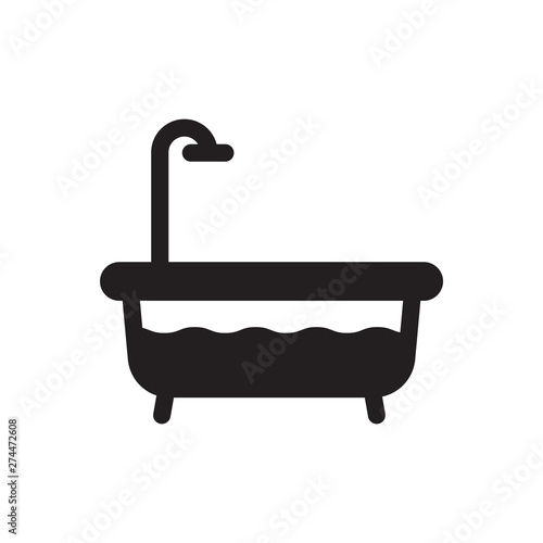 bath vector icon