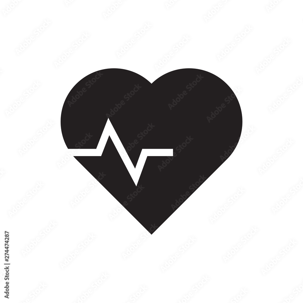 heart pulse vector icon heart pulse vector icon