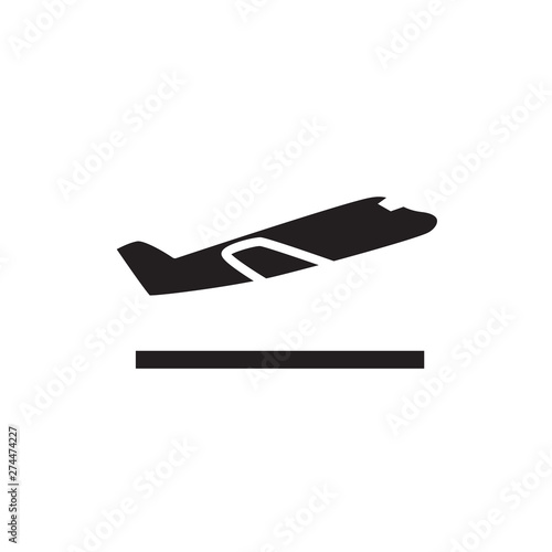 departure vector icon