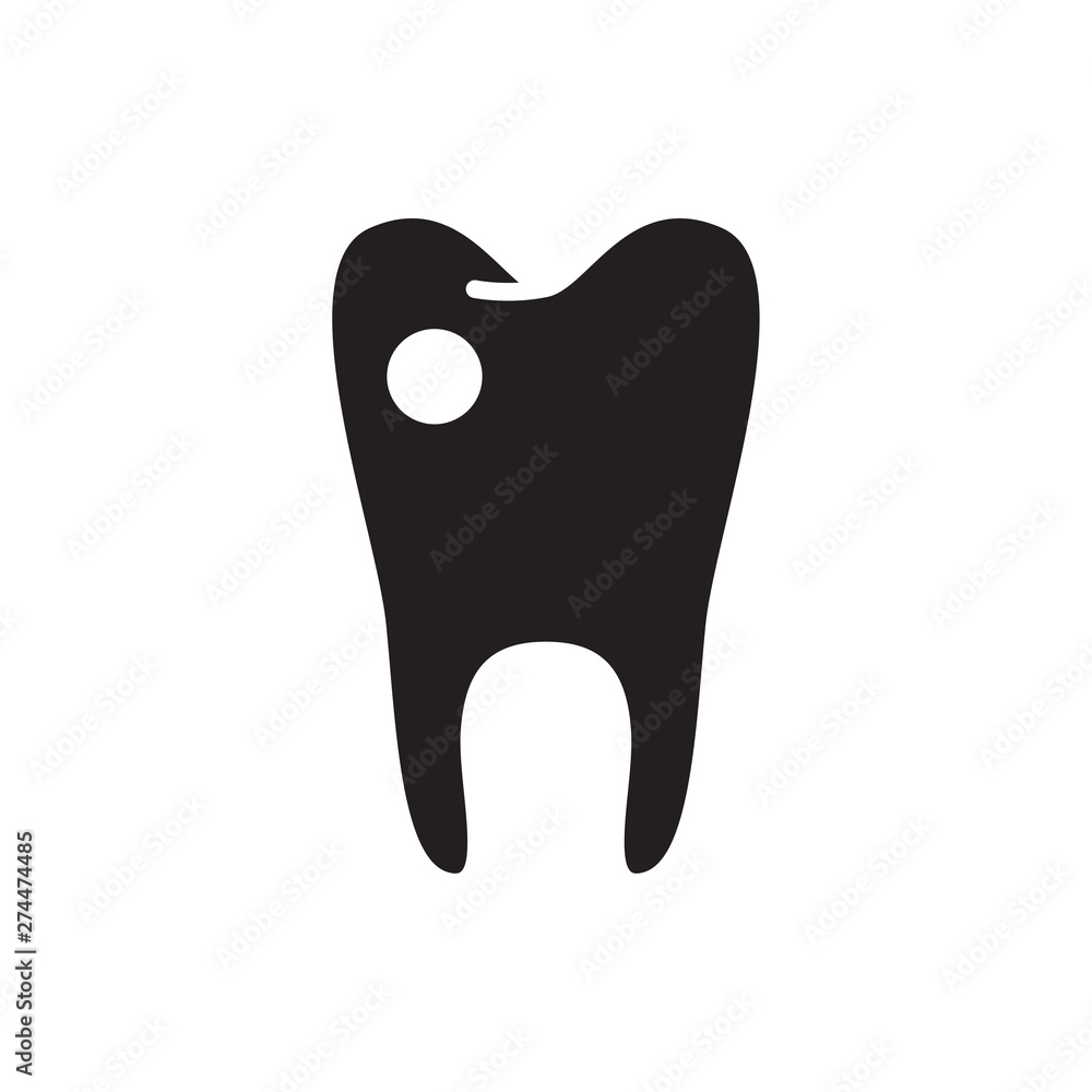 sick tooth vector icon sick tooth vector icon