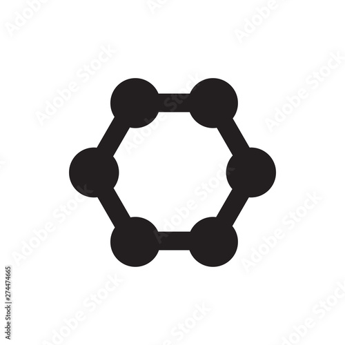 molecule vector icon