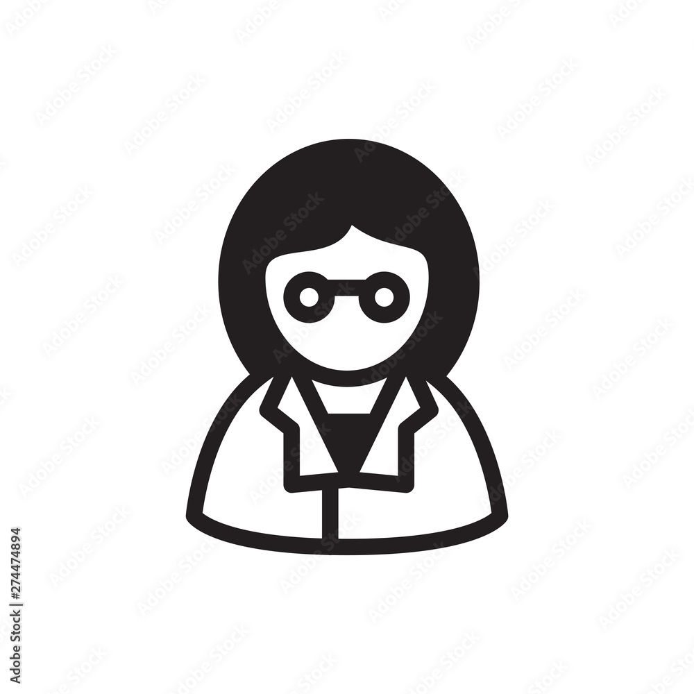 scientist vector icon scientist vector icon