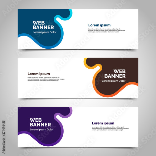 abstract vector banners.modern template design for web