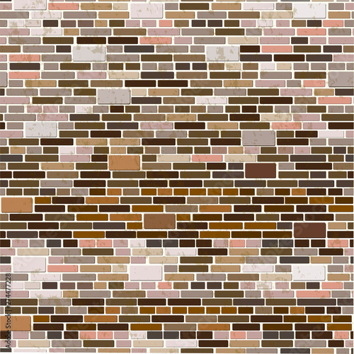 Background brick wall. Vector illustration EPS 10