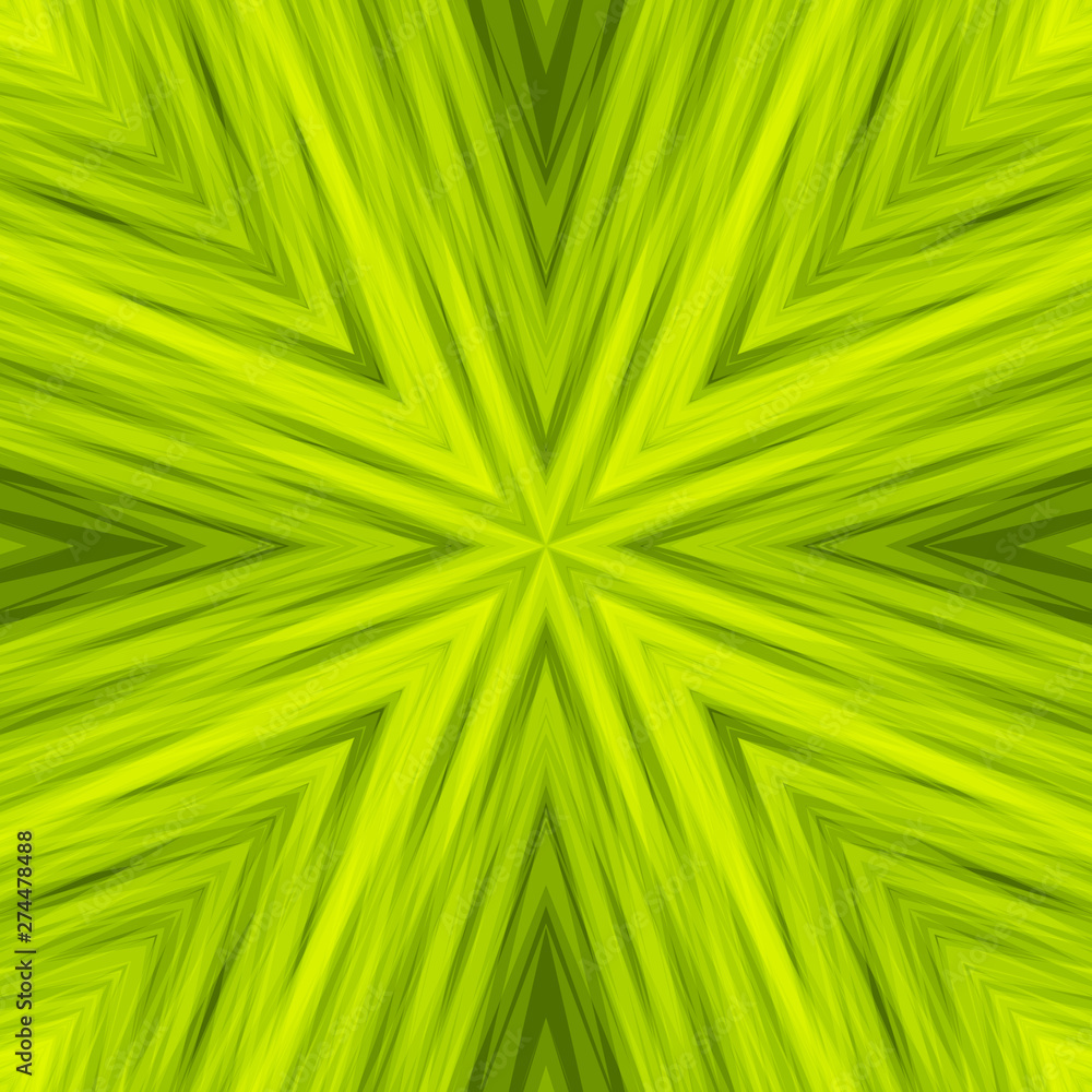 Obraz premium Bright Striped Angular Background of Light Green Colors.