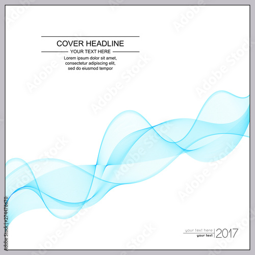 Universal Covers Design with Light Blue Wave Line on White Background.