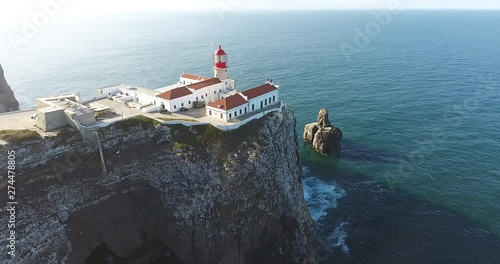 Sagres Lighthouse at Cape Saint Vincent