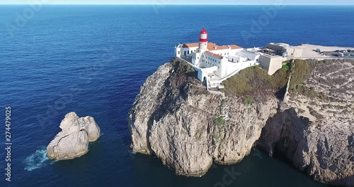 Sagres Lighthouse at Cape Saint Vincent