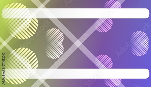 Abstract Background With Smooth Gradient Color, Line, Geometric Shape. For Brochure, Banner, Wallpaper, Mobile Screen. Vector Illustration.