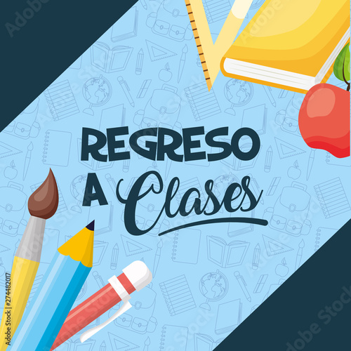 regreso a clases poster photo