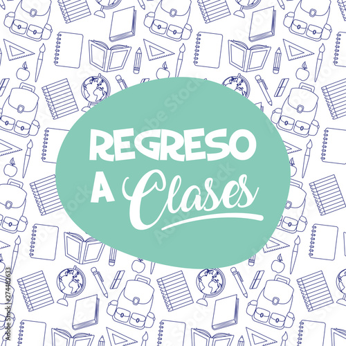 regreso a clases poster photo