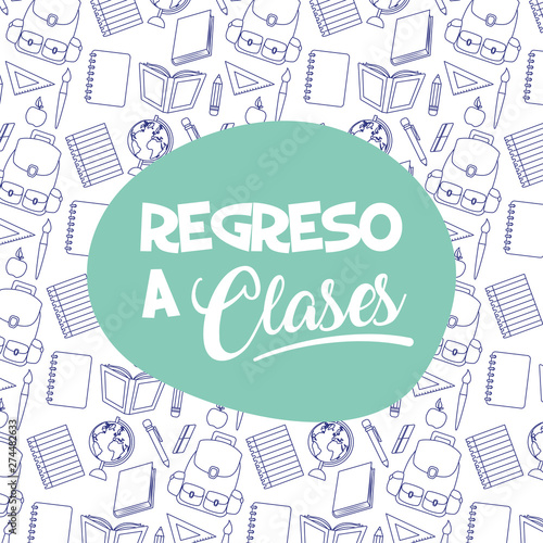 regreso a clases poster