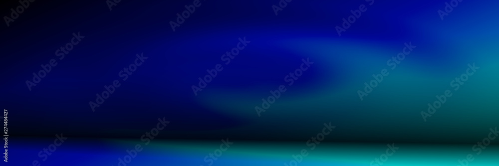 Fototapeta premium Digital Art, panoramic abstract three-dimensional objects with soft lighting, Germany