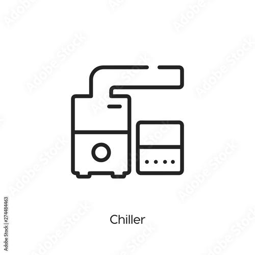 chiller icon vector symbol sign