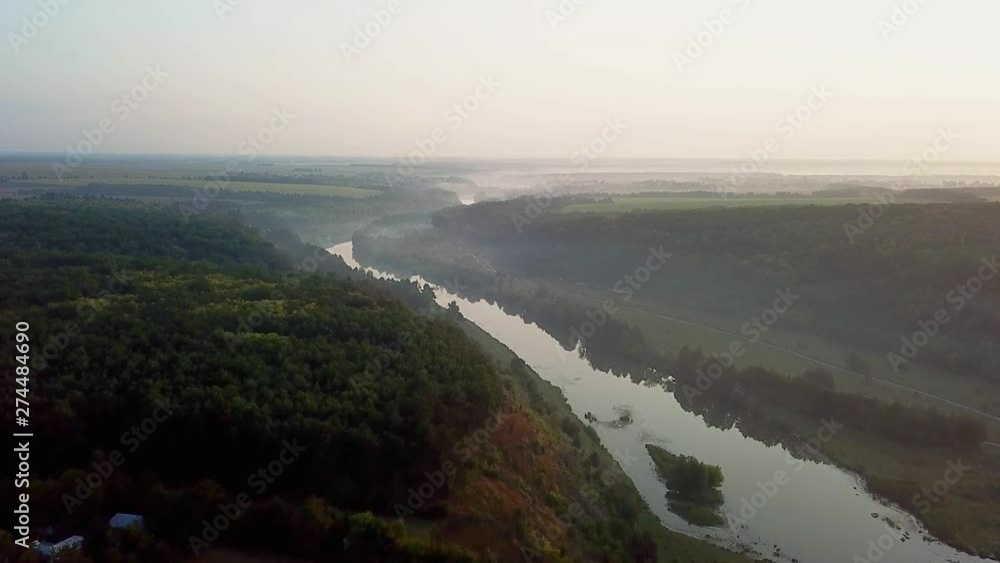aerial view of winding rivers in the morning mist, aerial view of rivers at sunrise, fog and sun over rivers, Aerial view of the dawn over the river in the fog aerial view of winding rivers in the morning mist, aerial view of rivers at sunrise, fog and sun over rivers, Aerial view of the dawn over the river in the fog
