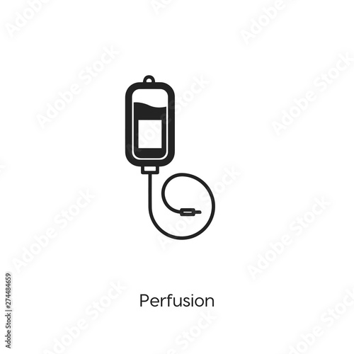 perfusion icon. perfusion vector symbol. Linear style sign for mobile concept and web design. perfusion symbol illustration. Pixel vector graphics - Vector	 photo