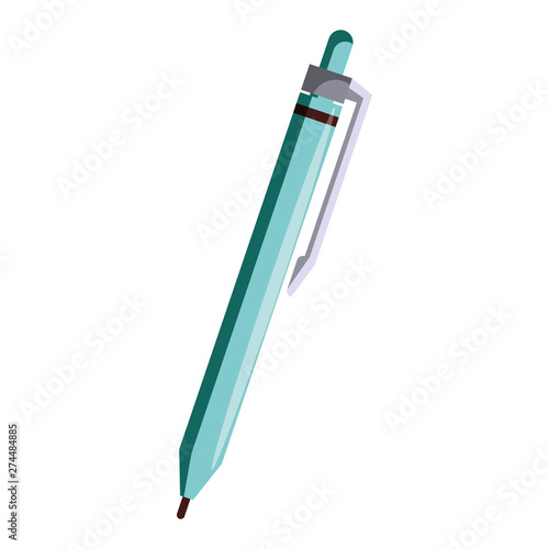 Office pen ballpoint isolated symbol