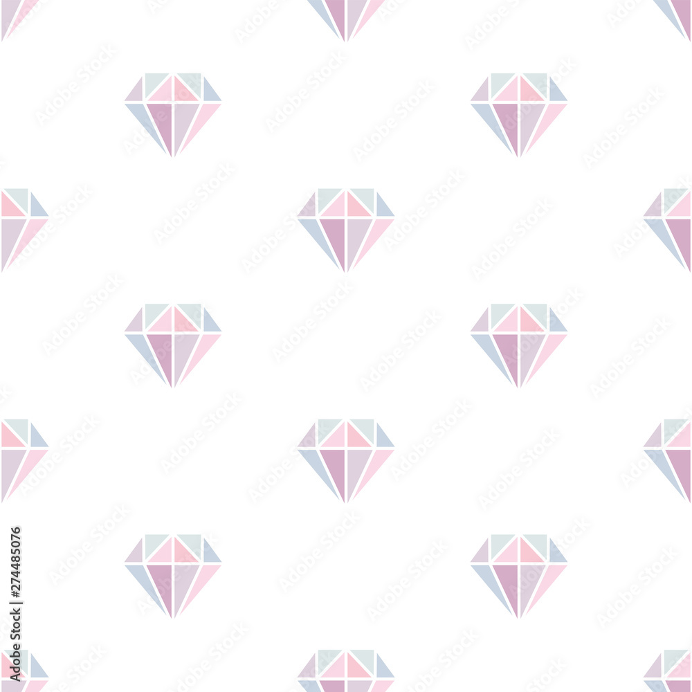 Geometric vector seamless pattern with lilac diamonds. Ornament can be used for wallpaper, pattern fills, web page background,surface textures and fabrics Geometric vector seamless pattern with lilac diamonds. Ornament can be used for wallpaper, pattern fills, web page background,surface textures and fabrics
