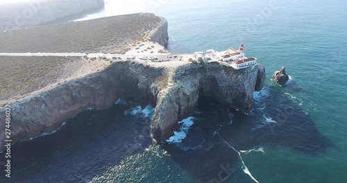 Sagres Lighthouse at Cape Saint Vincent