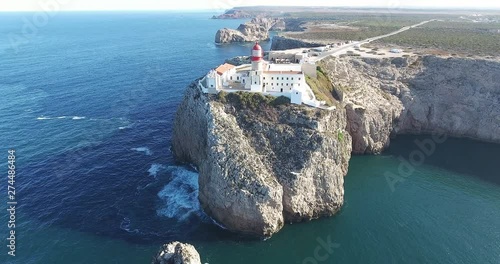 Sagres Lighthouse at Cape Saint Vincent
