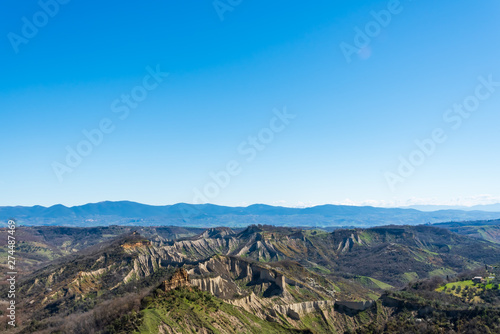 Landscape of italian valley