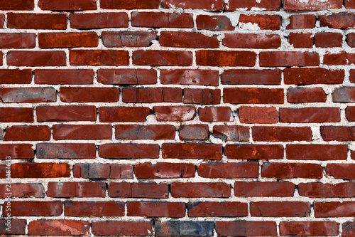 Wallpaper Mural Red brick wall. Place for text. The texture of the wall. Torontodigital.ca