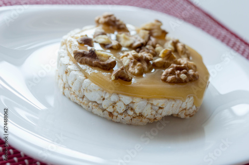 Wallpaper Mural  Rice biscuit with honey and nuts. Torontodigital.ca