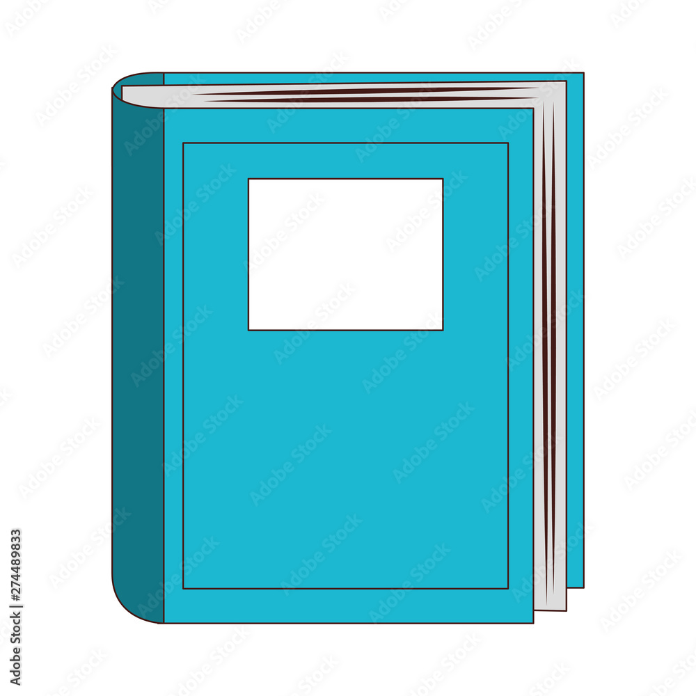 Book education symbol isolated cartoon Book education symbol isolated cartoon