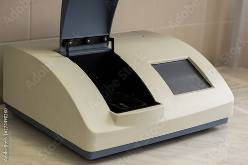 Universal electrical instrument spectrophotometer. Widespread use in the areas of: chemistry, energy, ecology, water supply and other areas of industry.