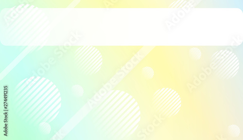 Blurred Gradient Texture Background with Line, Circle. For Ad, Presentation, Card. Vector Illustration.