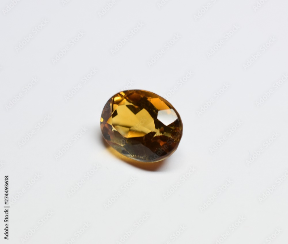 Citrine facet cut gemstone Citrine facet cut gemstone