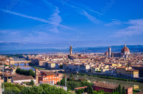 Florence, Italy along the Arno River. © Jbyard