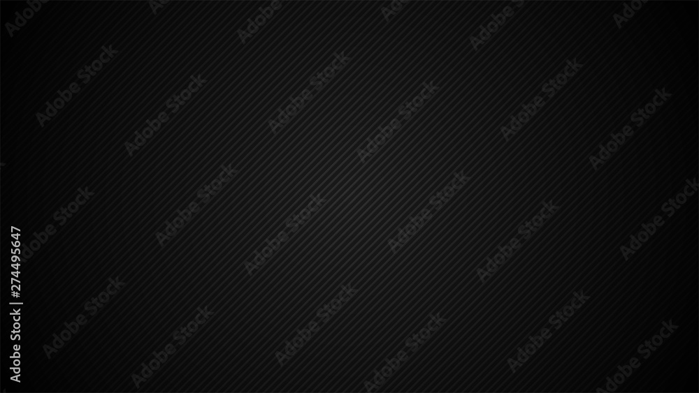 Fototapeta premium Black abstract background. Black diagonal lines. Vector illustration.