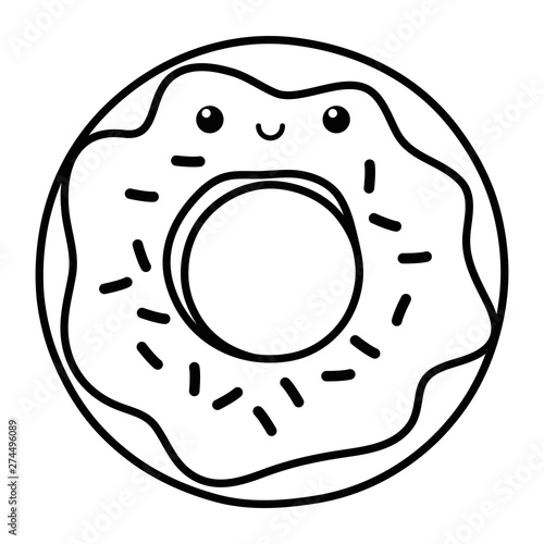 Sweet and delicious donut design