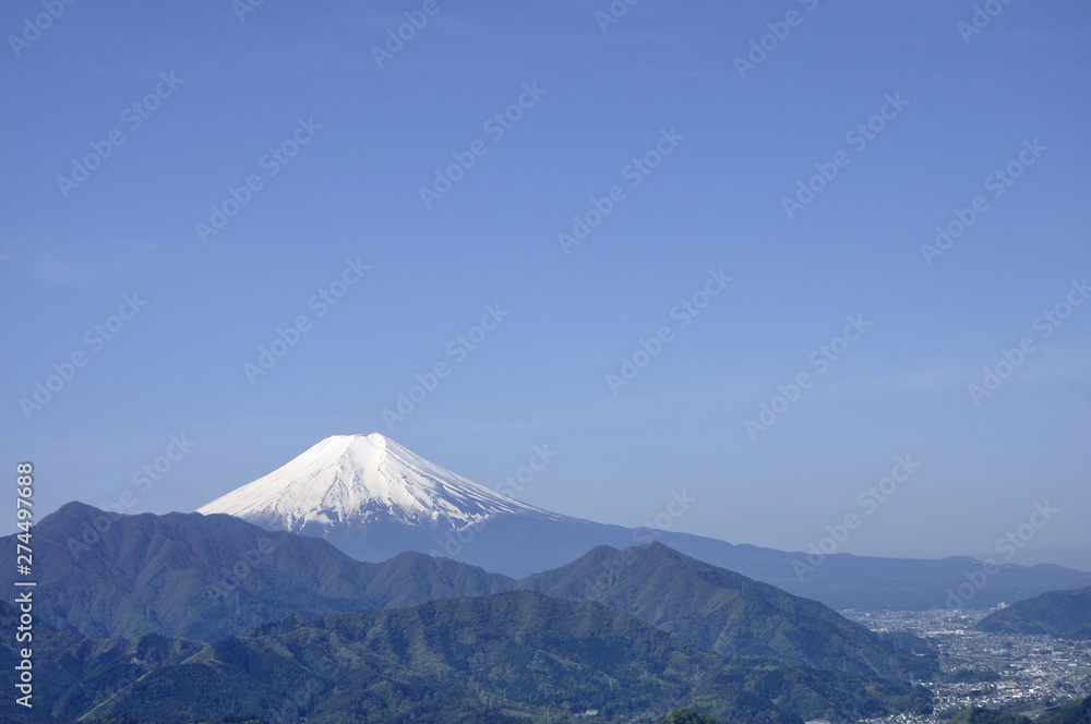 九鬼山より富士山